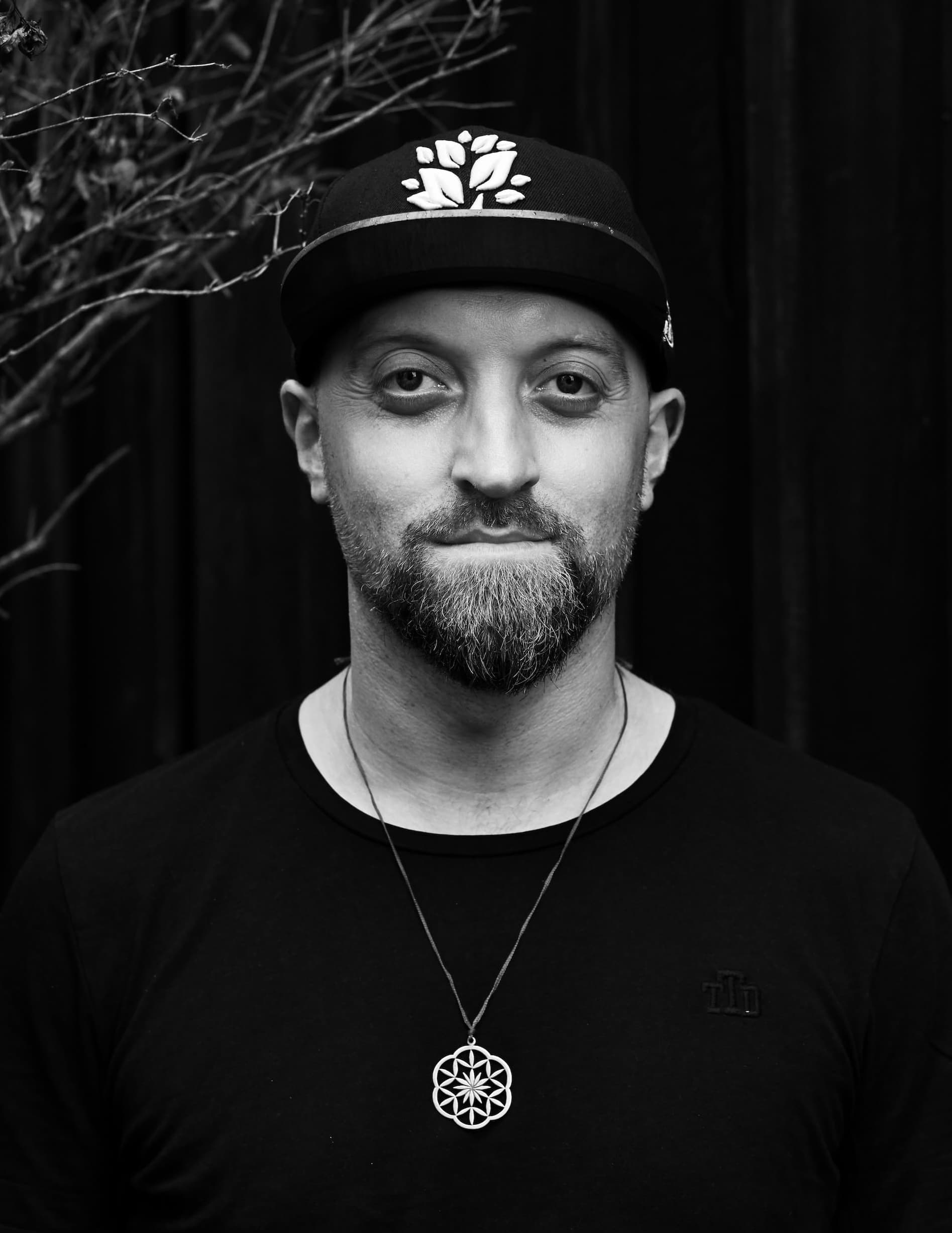 Ctirad Macháně playing handpan